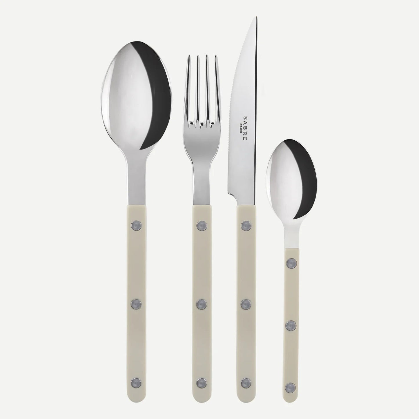 Bistrot 48 PC Cutlery Set, Putty
