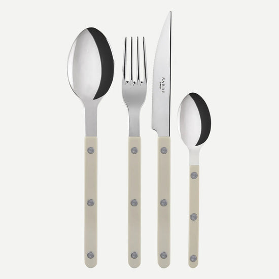 Bistrot 48 PC Cutlery Set, Putty
