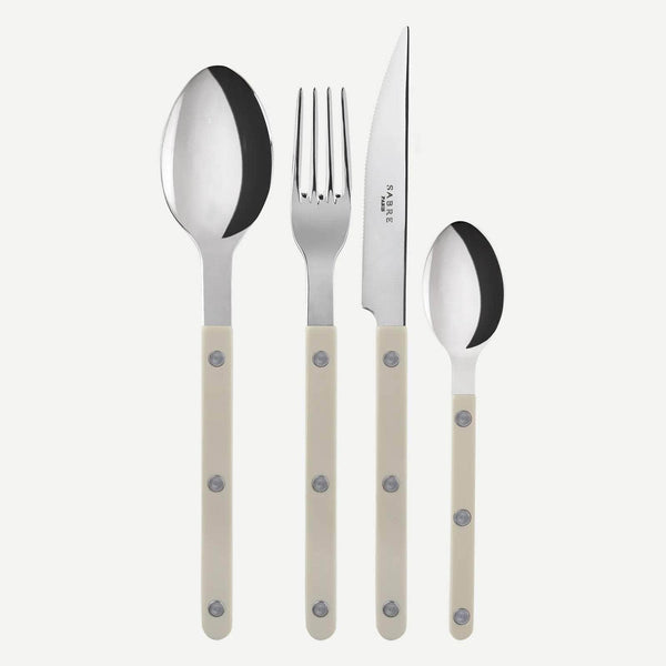 Bistrot 48 PC Cutlery Set, Putty