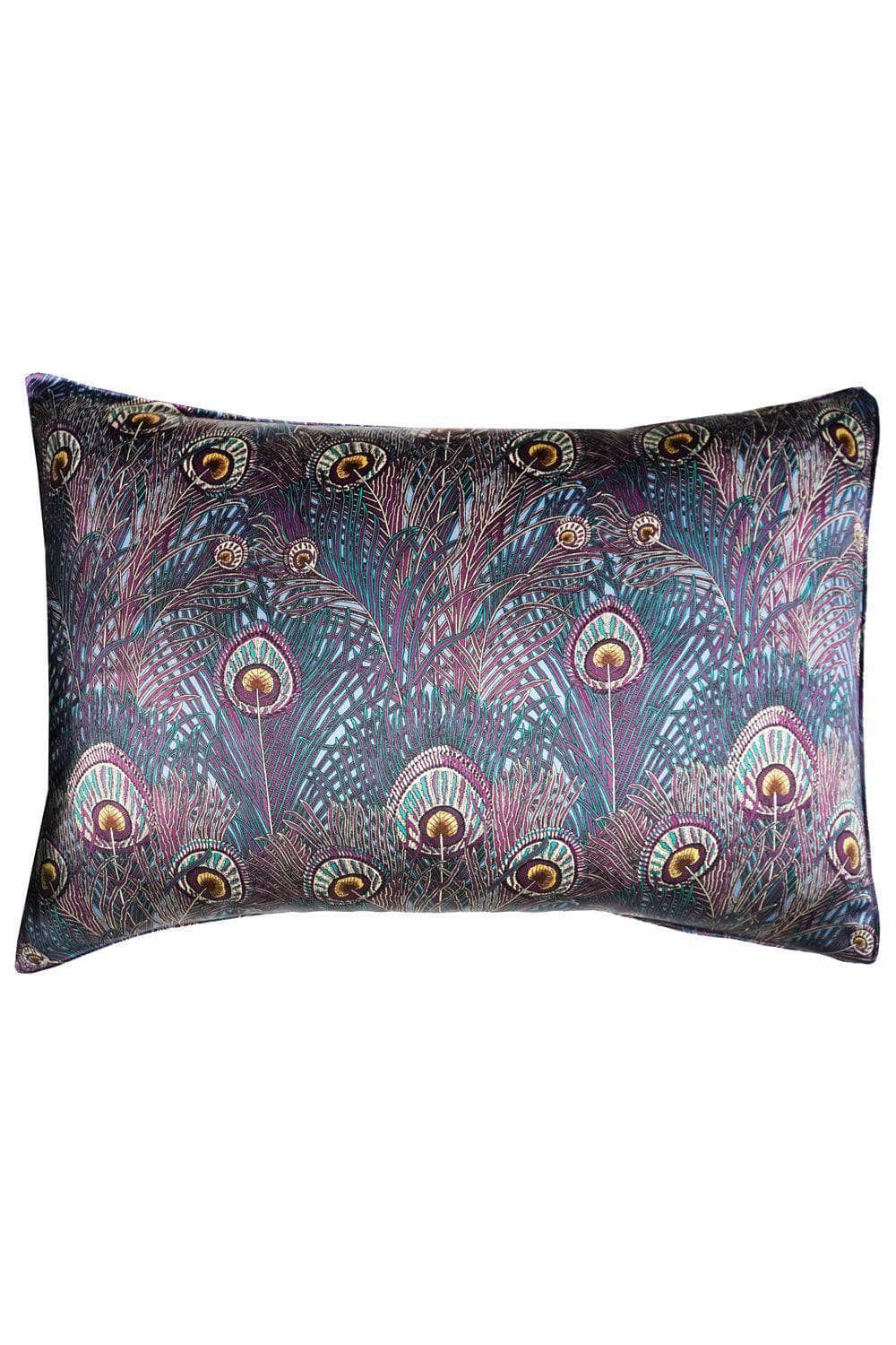 Silk Pillowcase Made With Liberty Fabric Royal Hera Petrol
