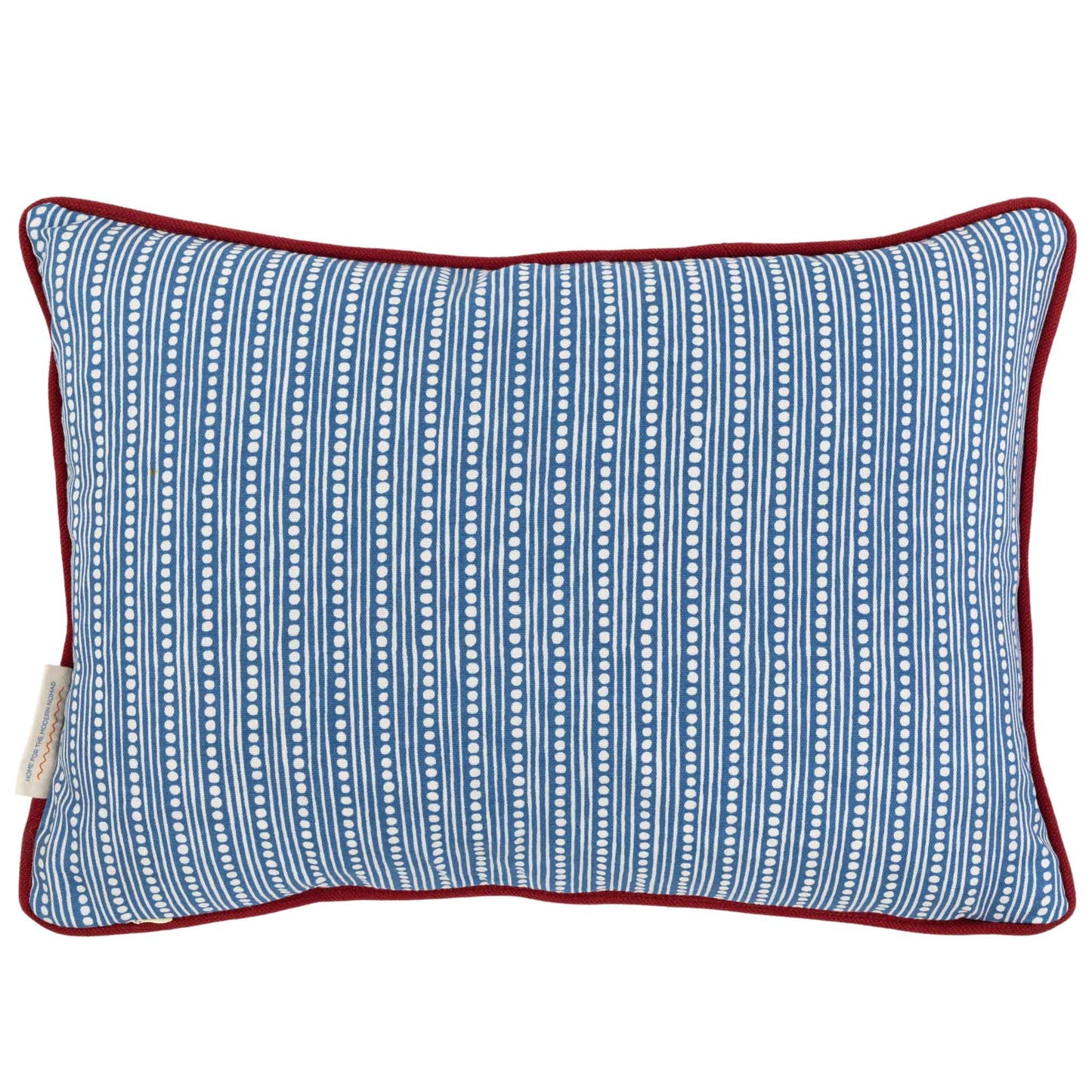 Raya Red Blue Oblong Cushion