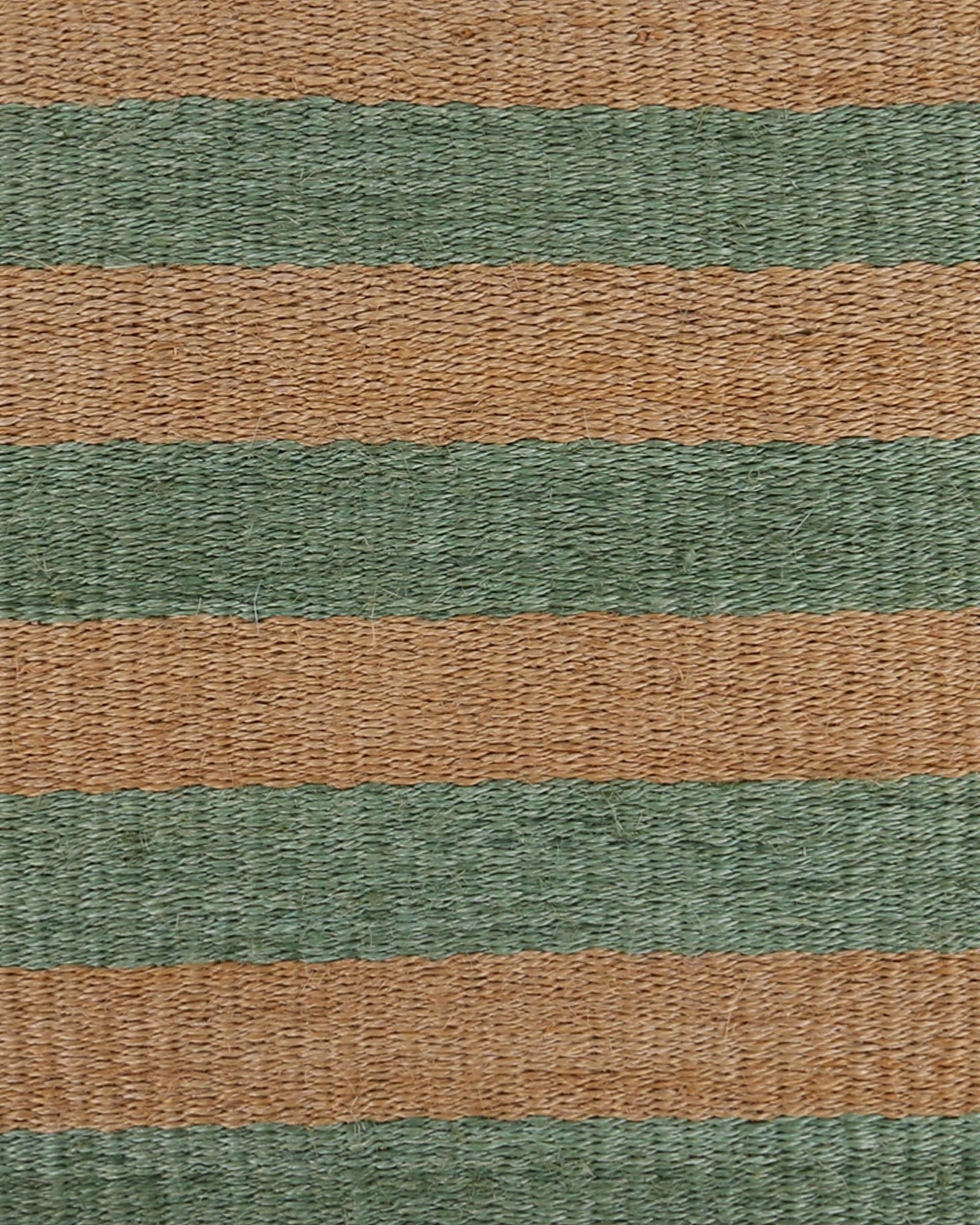 LENGO: Green & Brown Woven Sisal Doormat