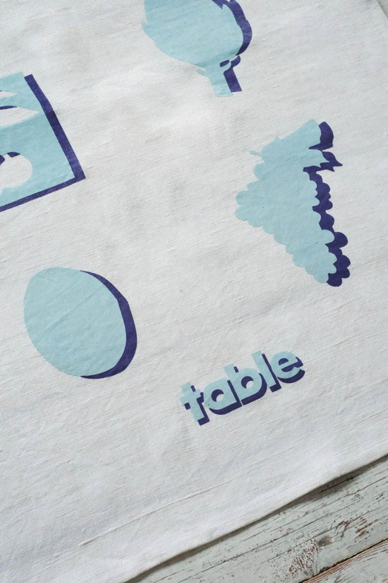 Blue Market Dishcloth
