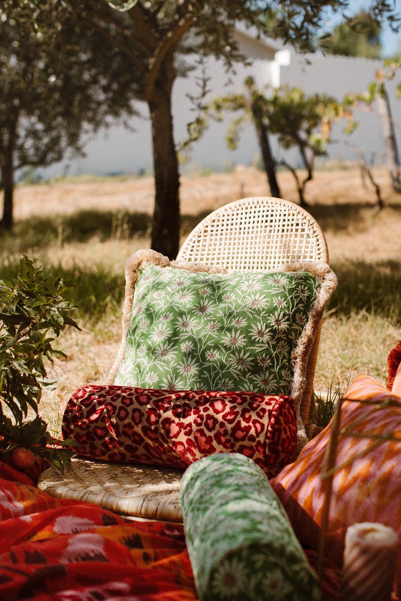 Double Sided Cushion Amina Sand x Mako Grass