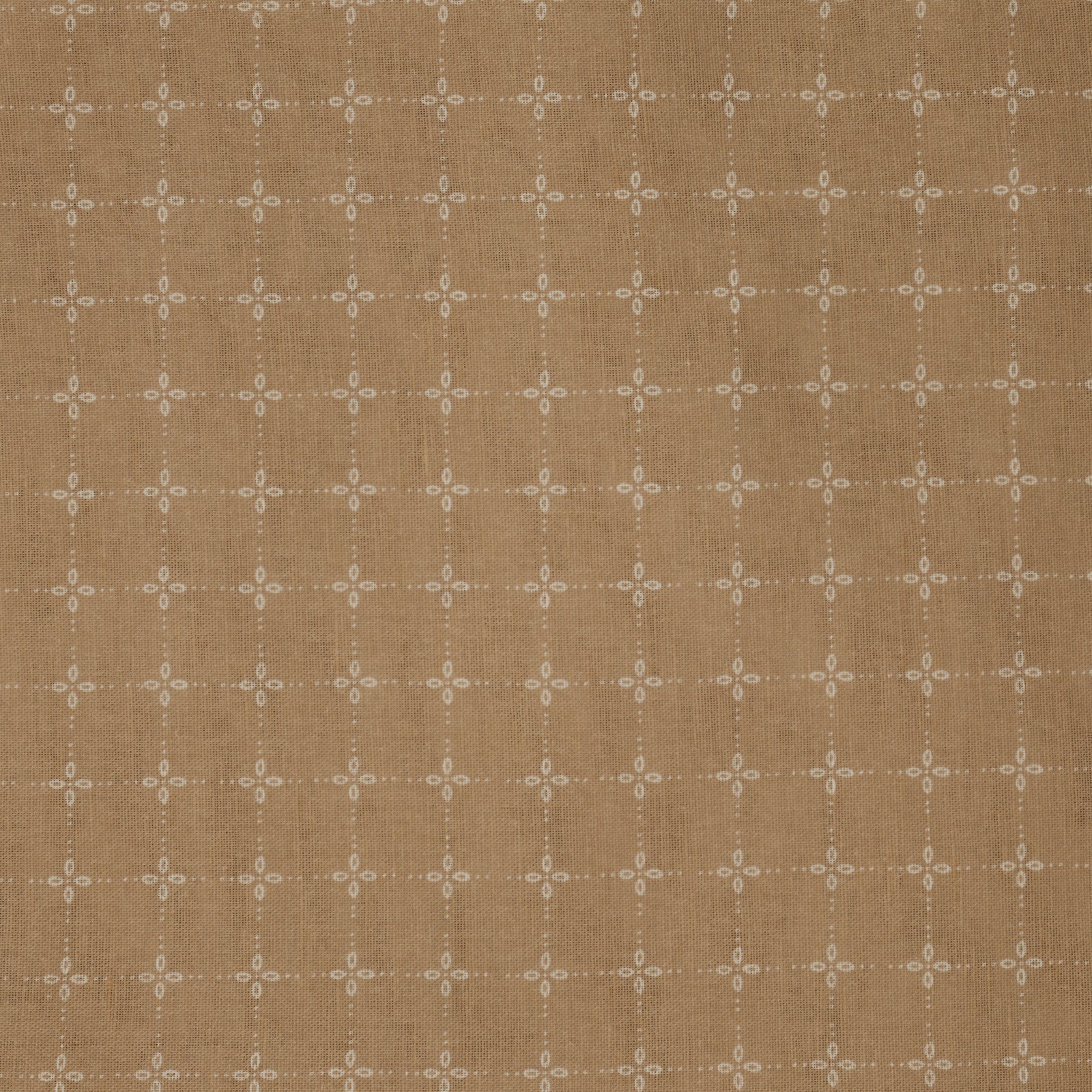 Tiroler Check Fabric - Sand