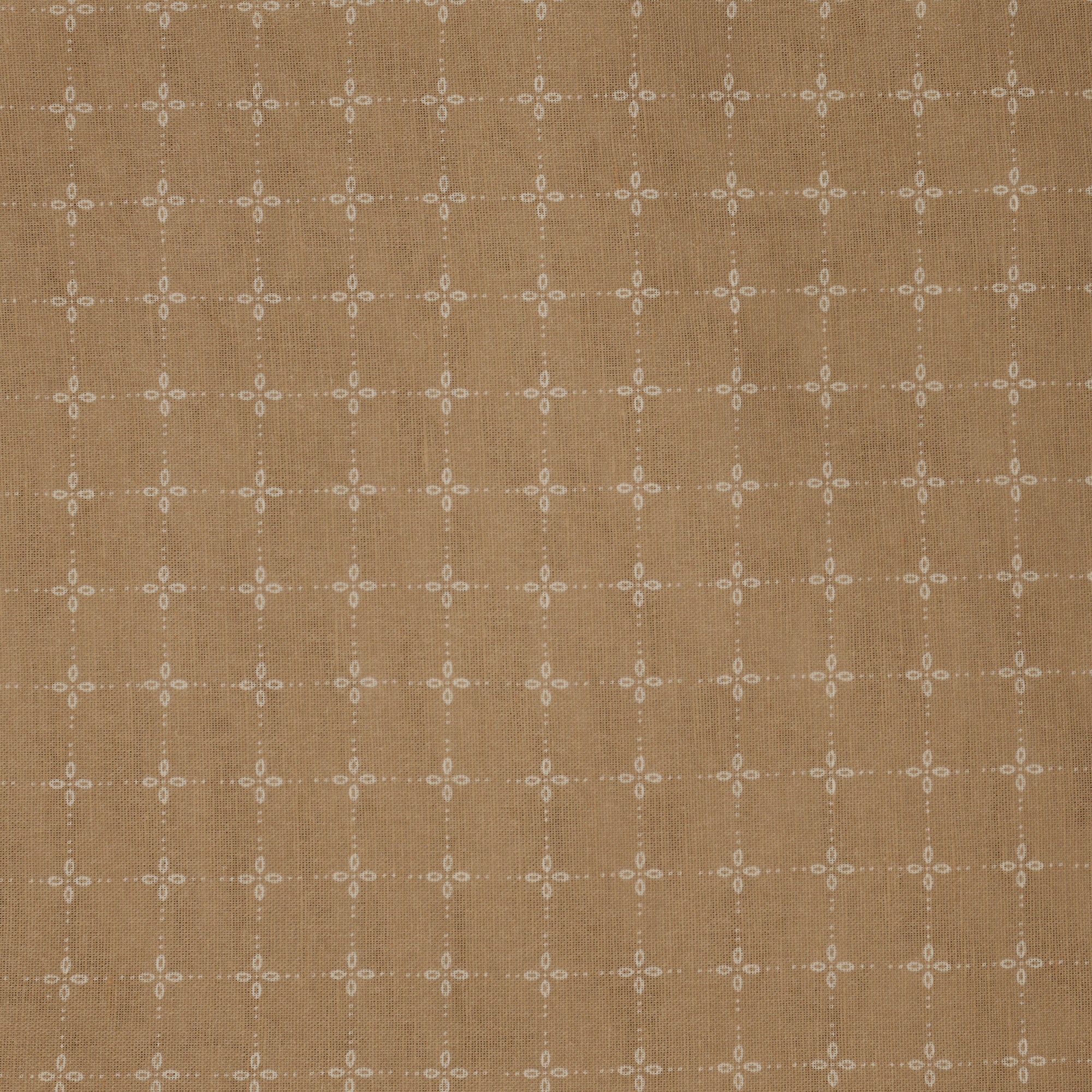 Tiroler Check Fabric - Sand