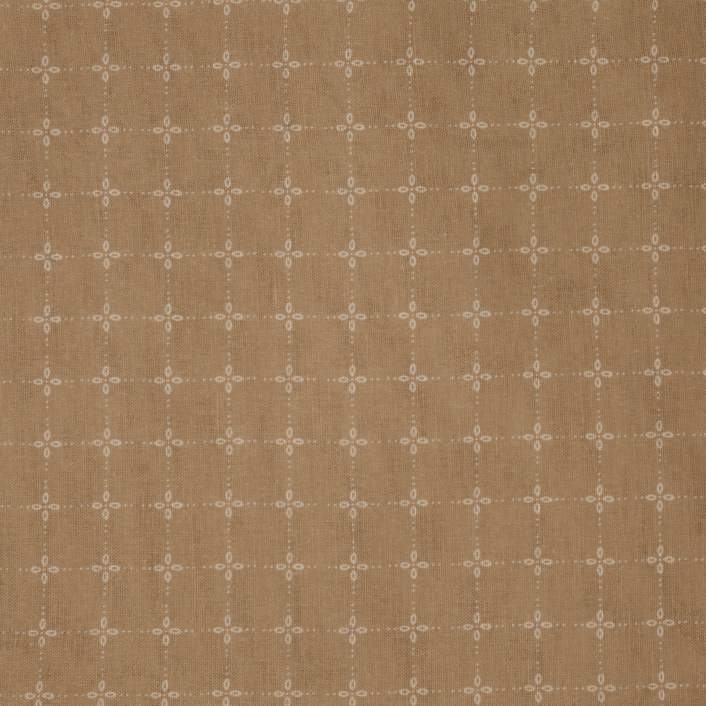Tiroler Check Fabric - Sand