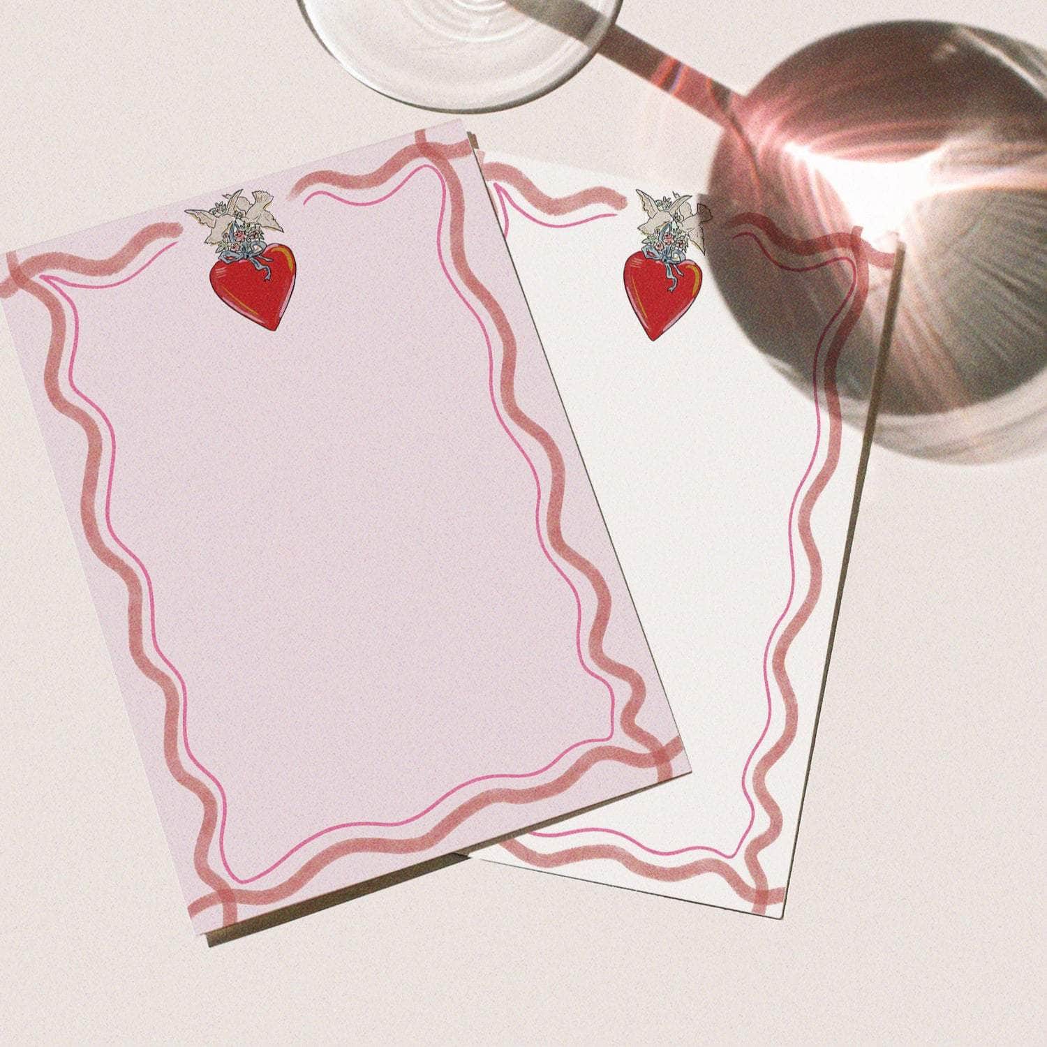 Love Fool Pink Menu - Set of 10