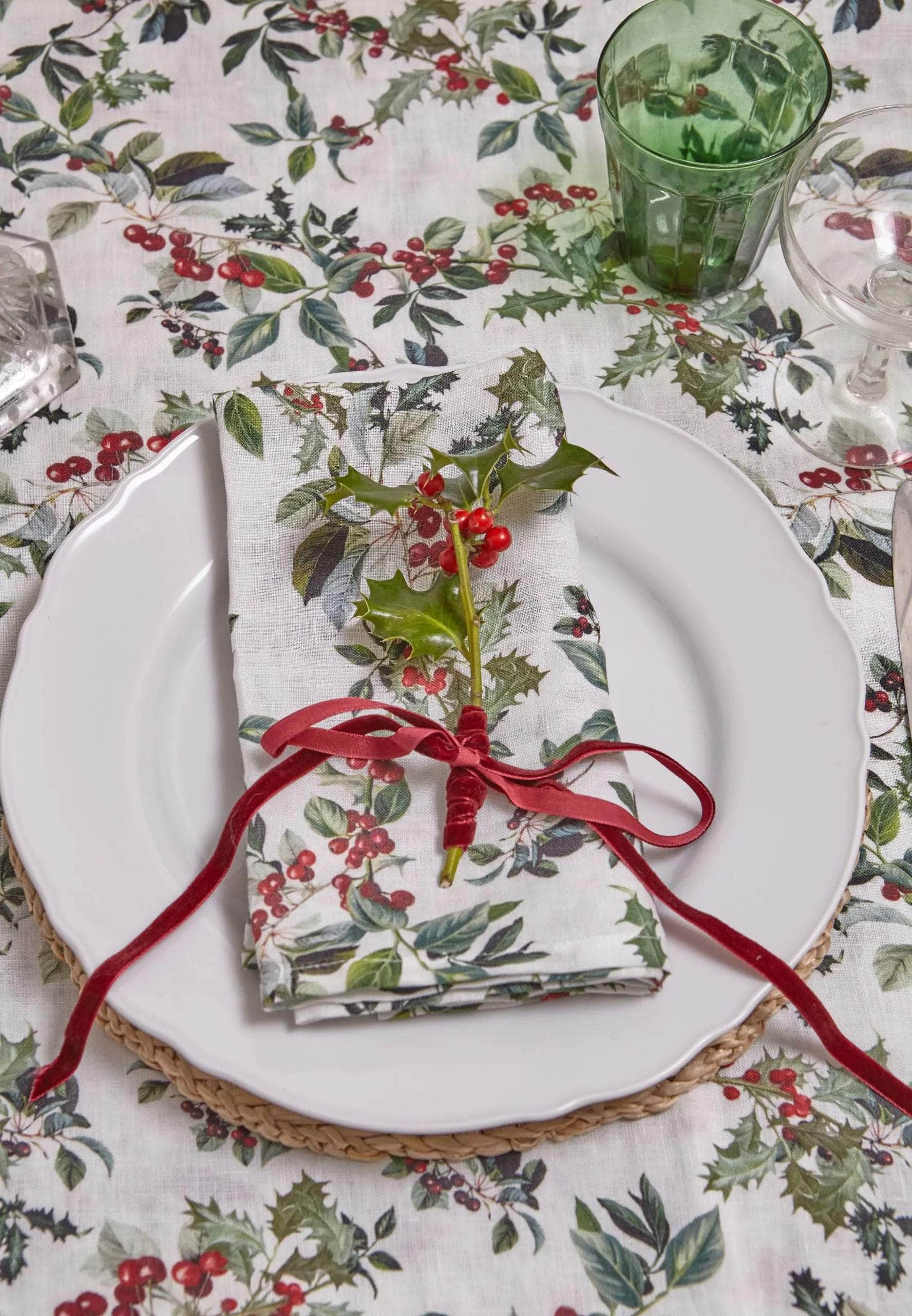 Holly Linen Napkin