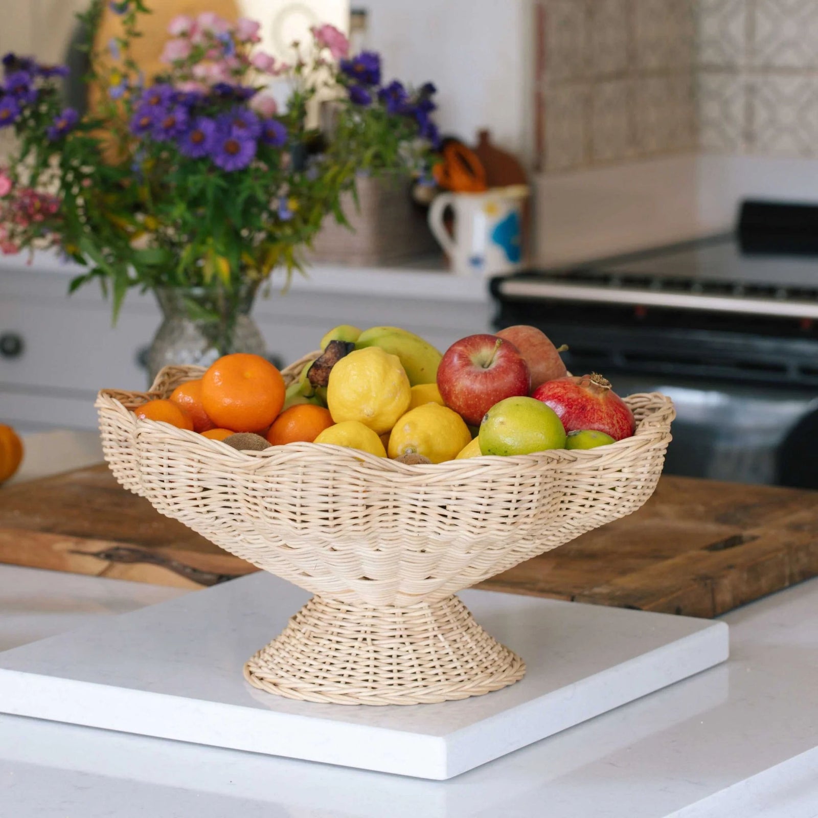 Kishni Rattan Fruit Bowl