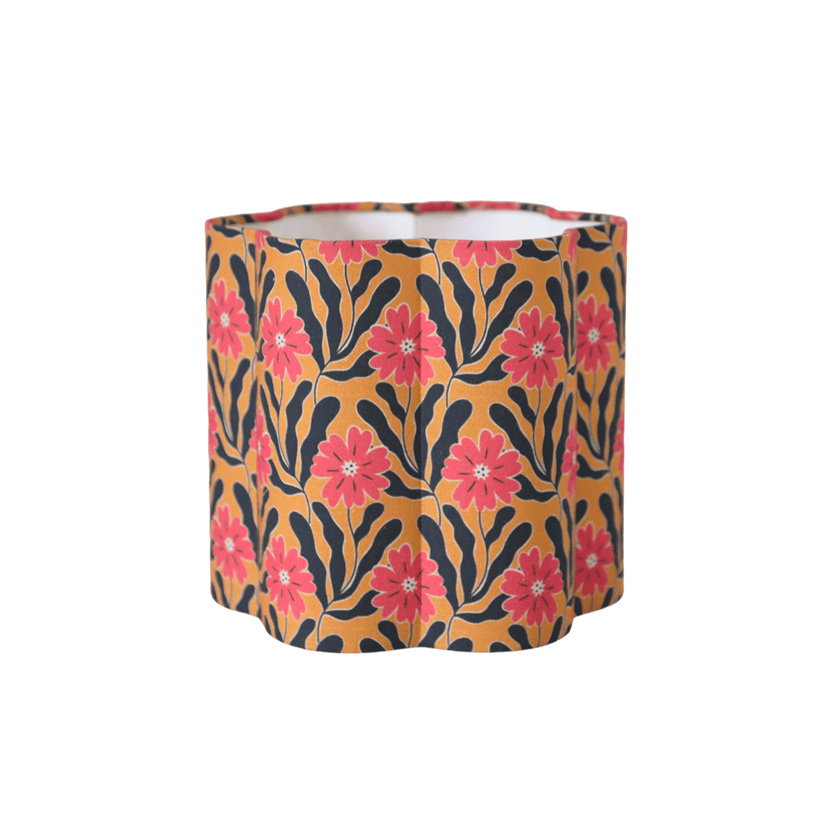 Flora Flower-Shaped Lampshade in ‘Goa Flowers’ Print