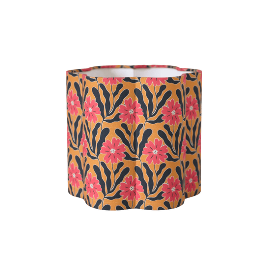 Flora Flower-Shaped Lampshade in ‘Goa Flowers’ Print