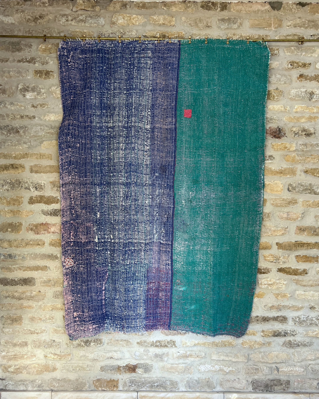 Patchwork Kantha Quilt No. 006