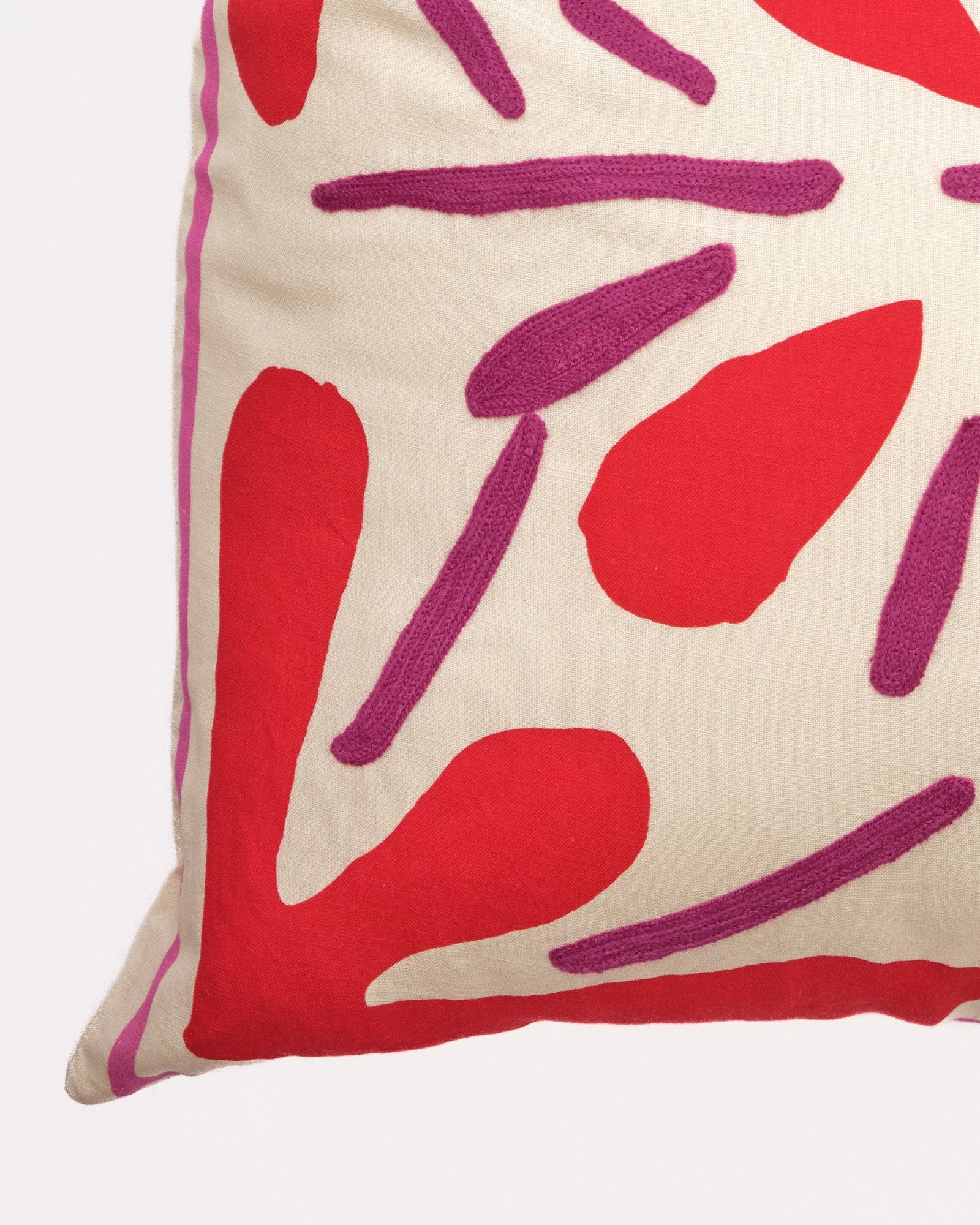 Rouge Tile Cushion Cover
