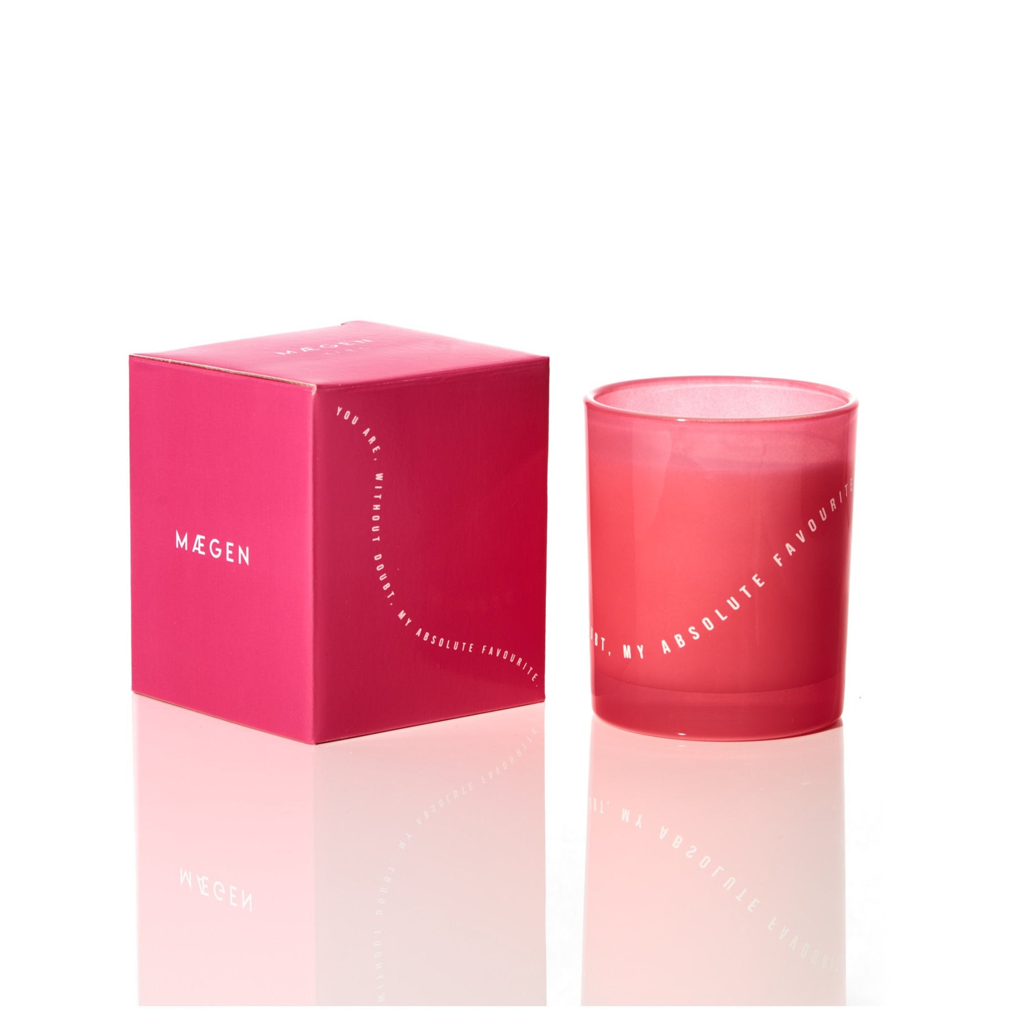 Vibe 'You Are My Absolute Favourite' | White Flowers & Green Stems Scented Candle