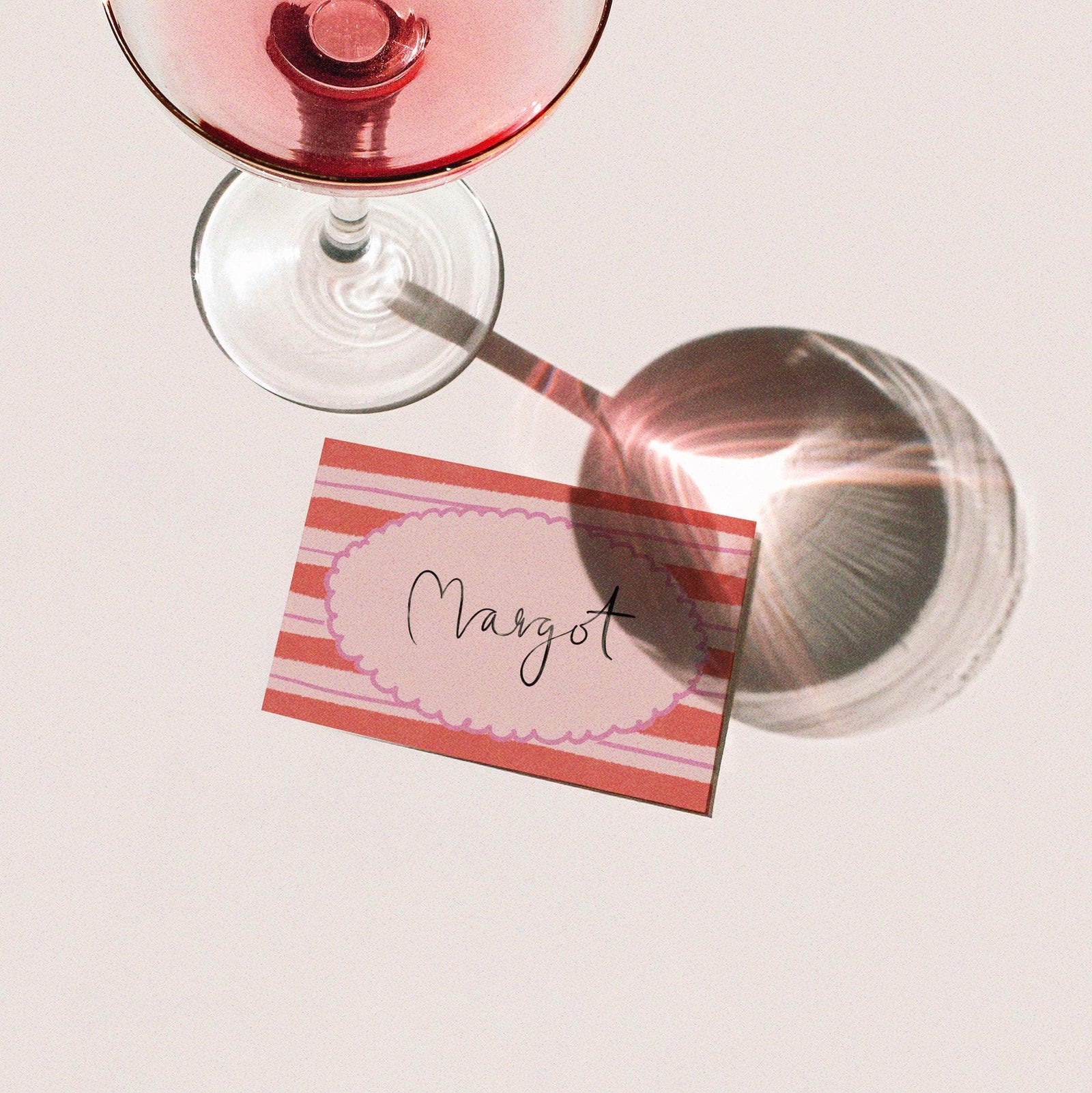 Abigail's Party Pastel Place Cards - Set of 10