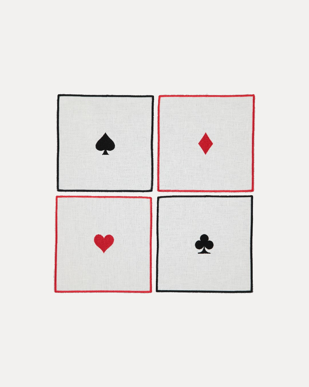 Cocktail Napkin, Suit Diamonds