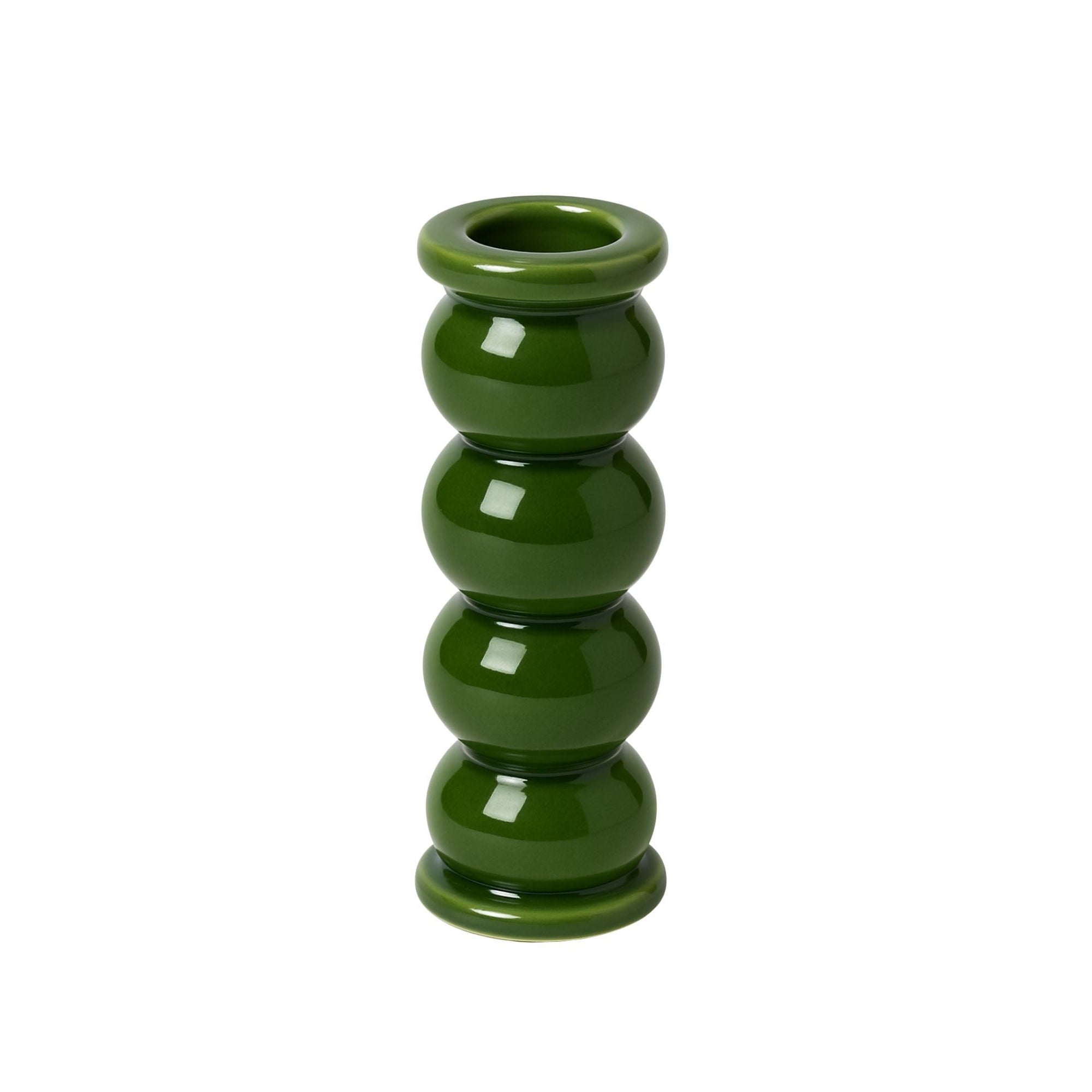 Olaf Candlestick L - Green Forest