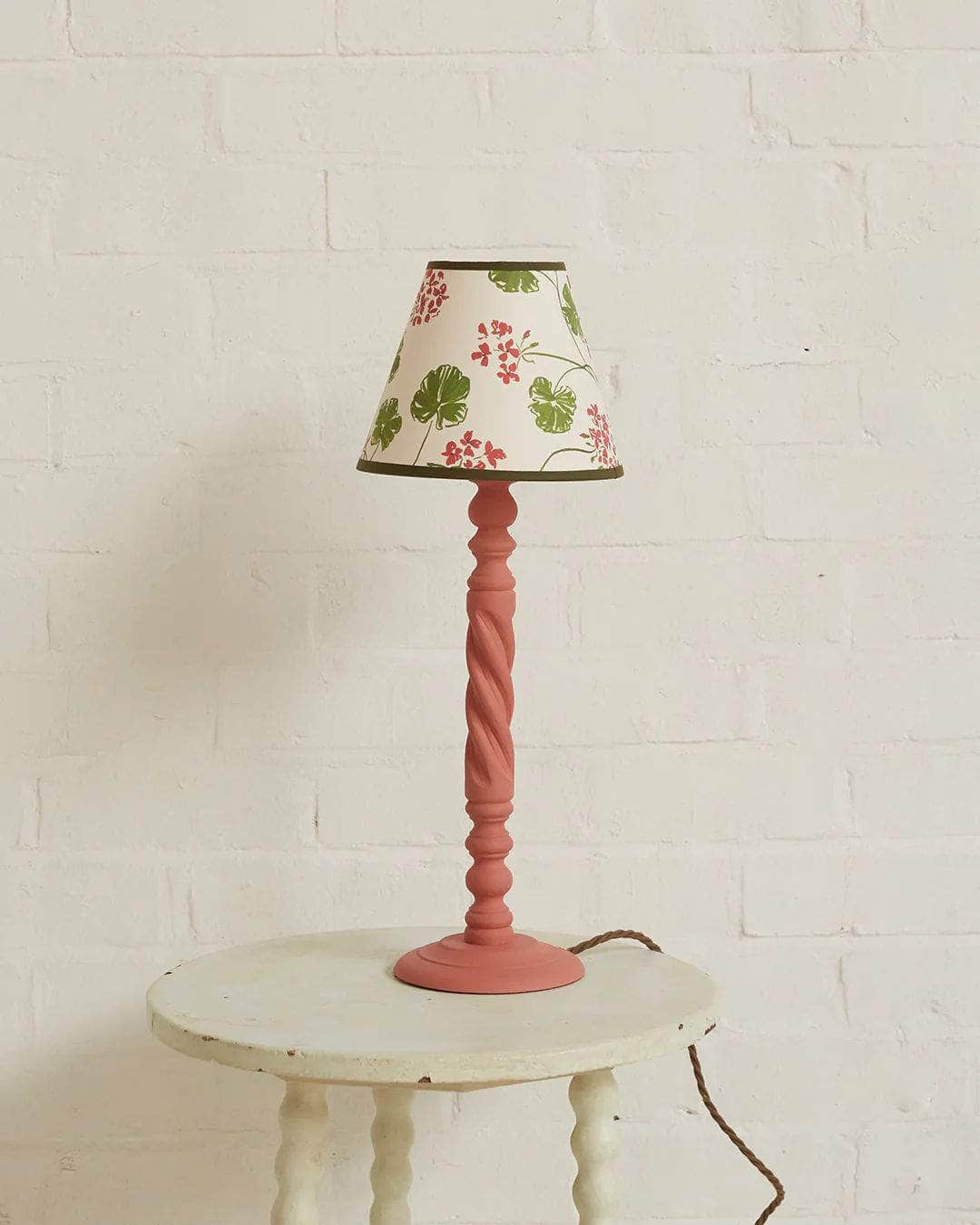Geraniums, Paper Lampshade, Empire