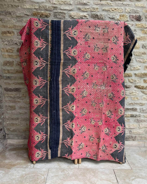 Lightweight Kantha Quilt No. 640