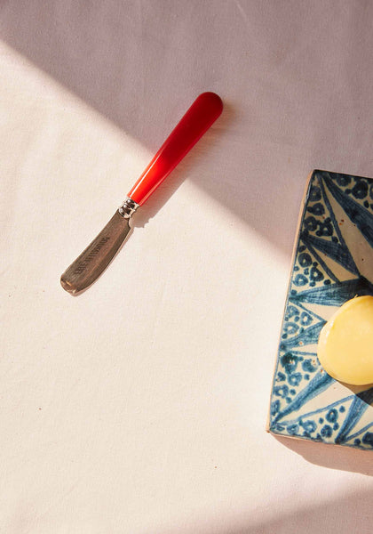 Classic Red Butter Knife