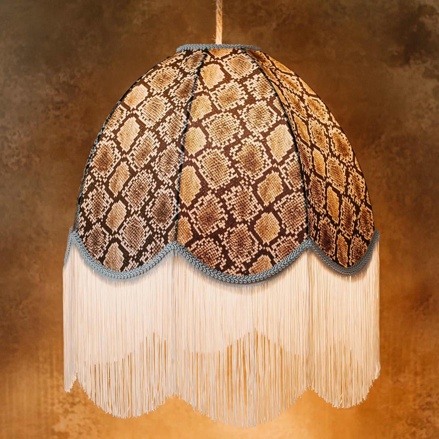 The Bianca Fringed Lampshade