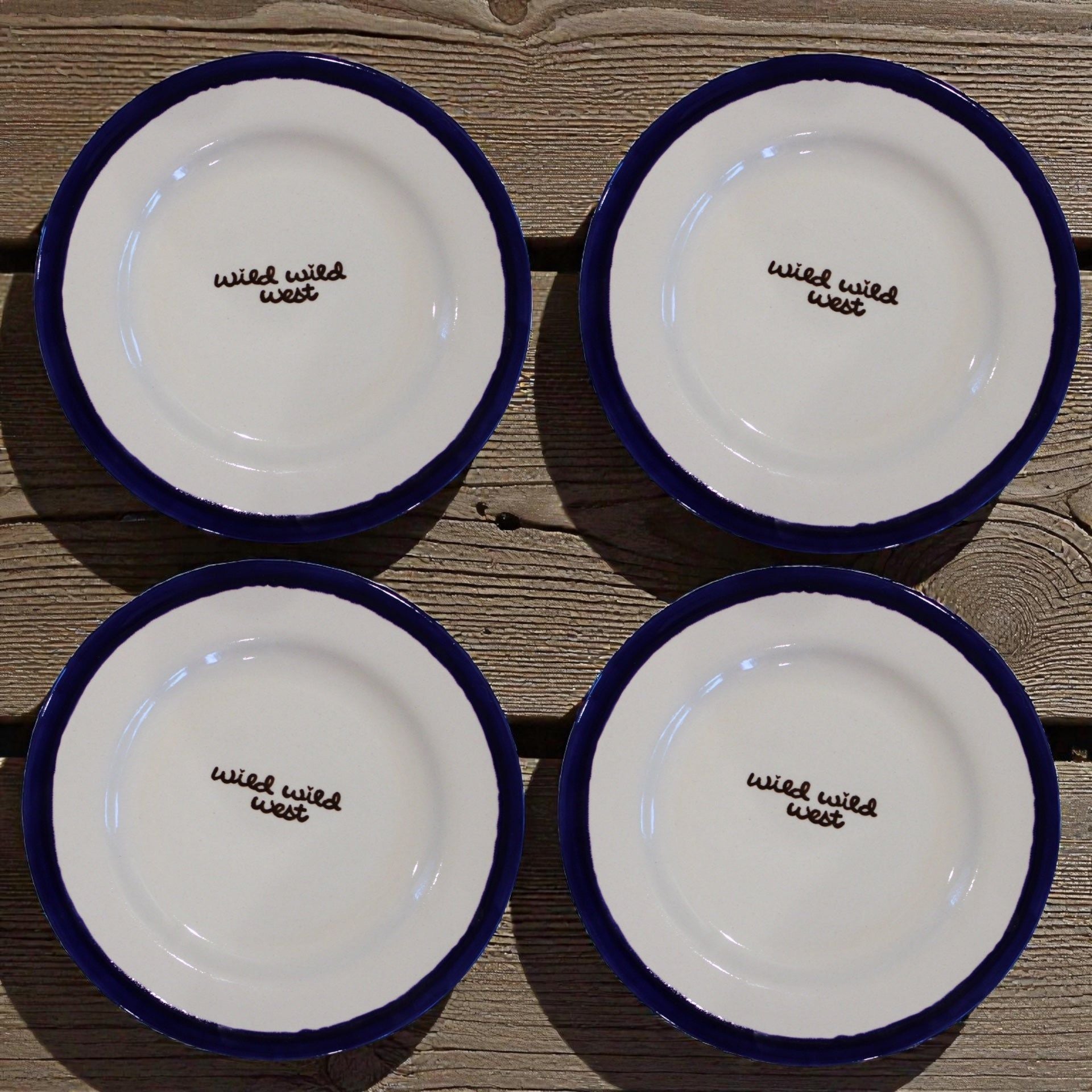 Custom Hand-painted Dessert Plates