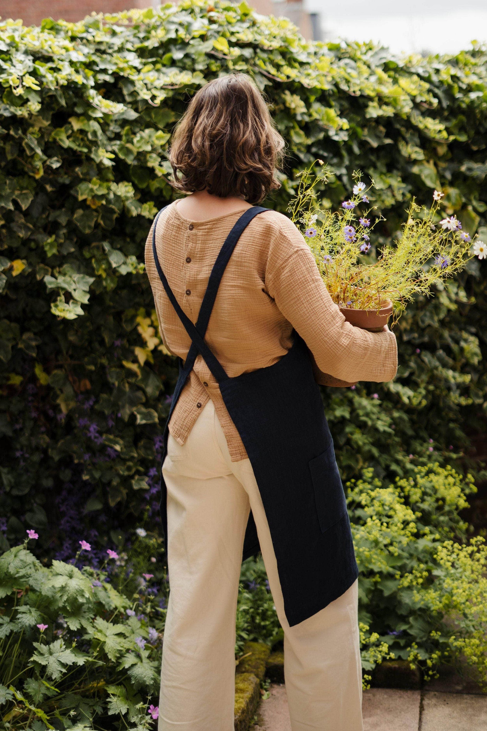 Linen Pinafore Apron