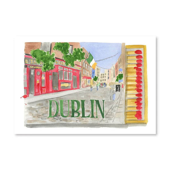 Dublin Matchbook Print