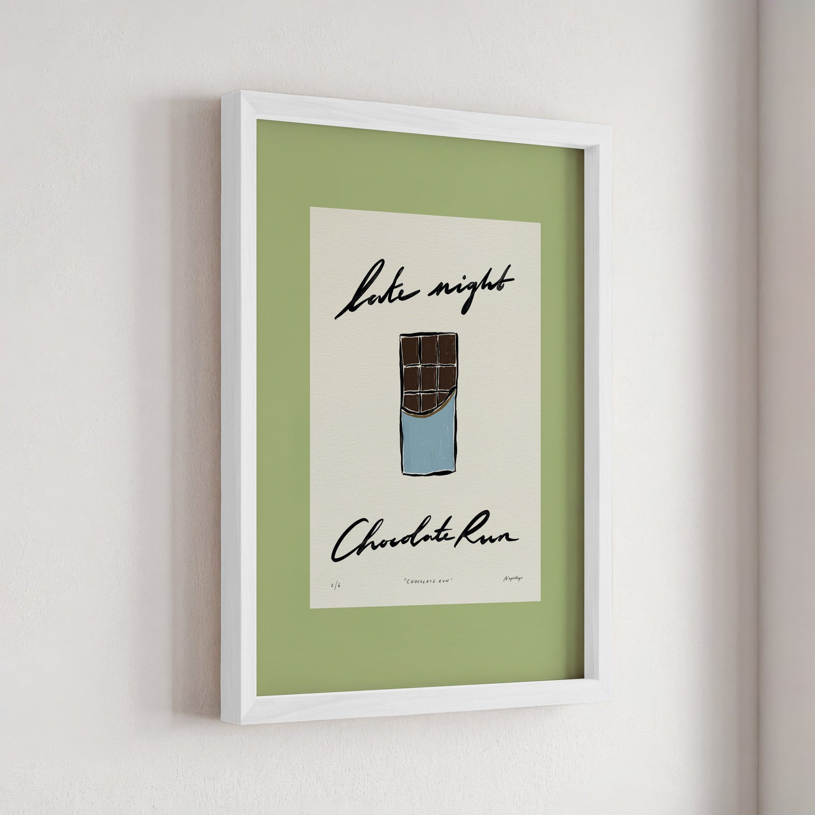 Late Night Chocolate Run Print