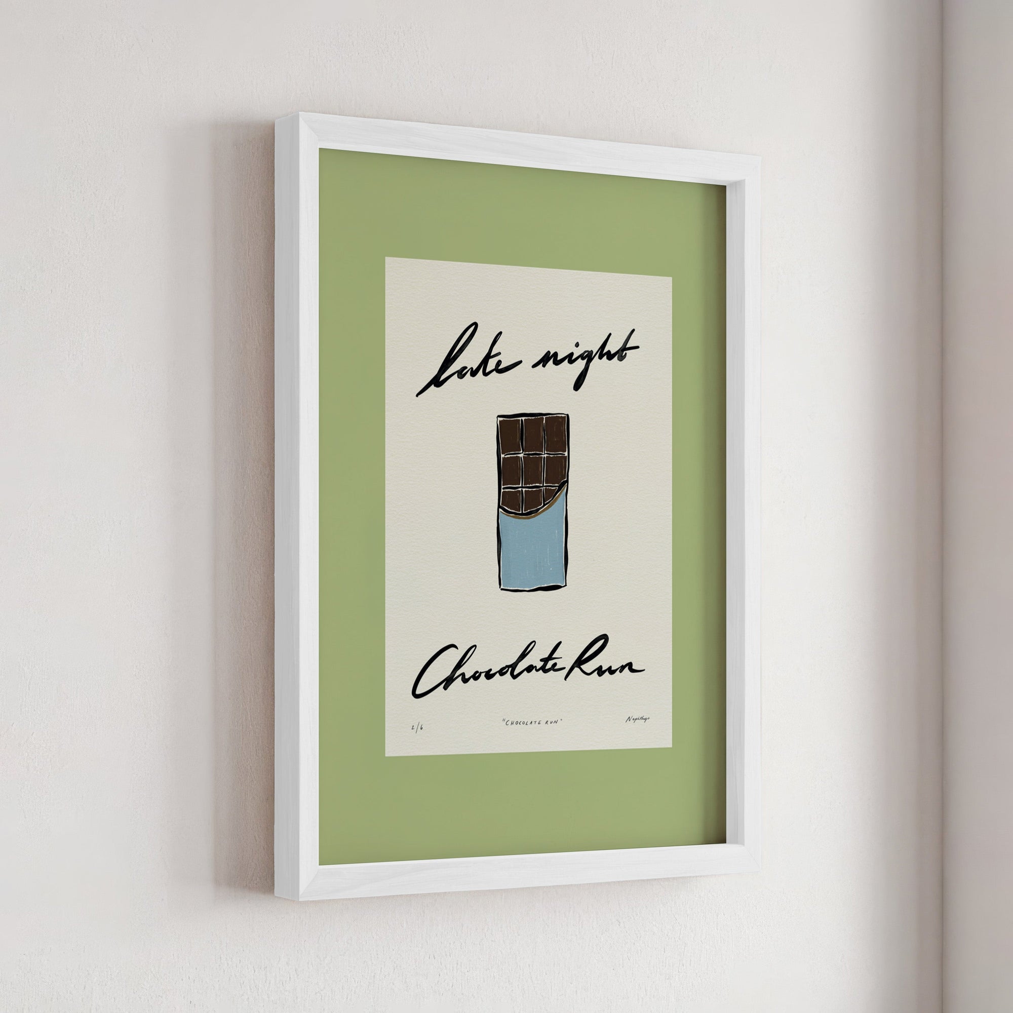 Late Night Chocolate Run Print