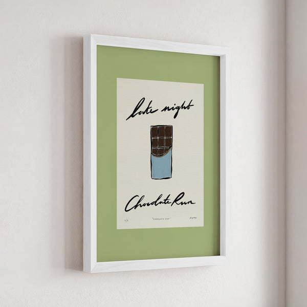 Late Night Chocolate Run Print