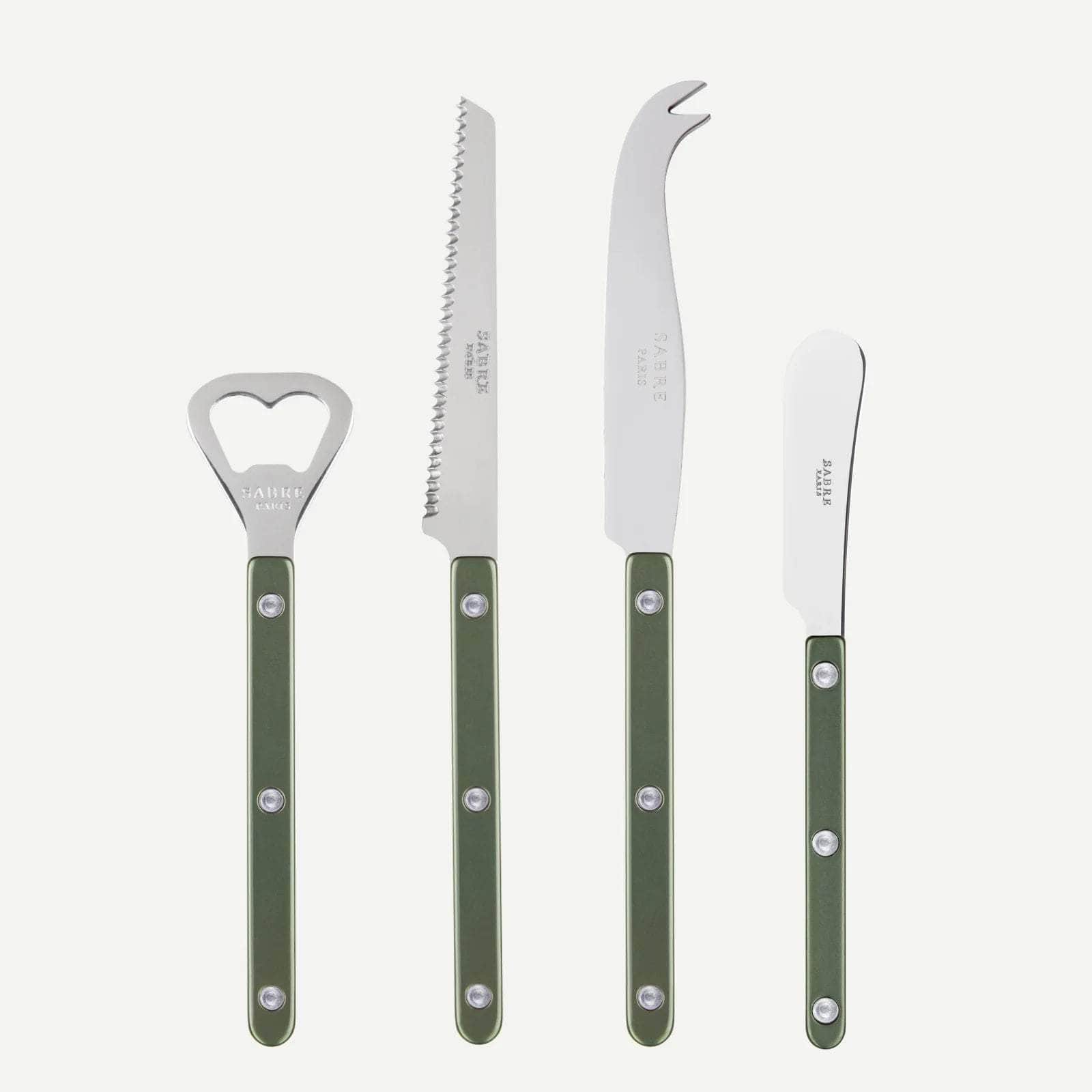 Bistrot Pearly Aperitif Set, Dark Green