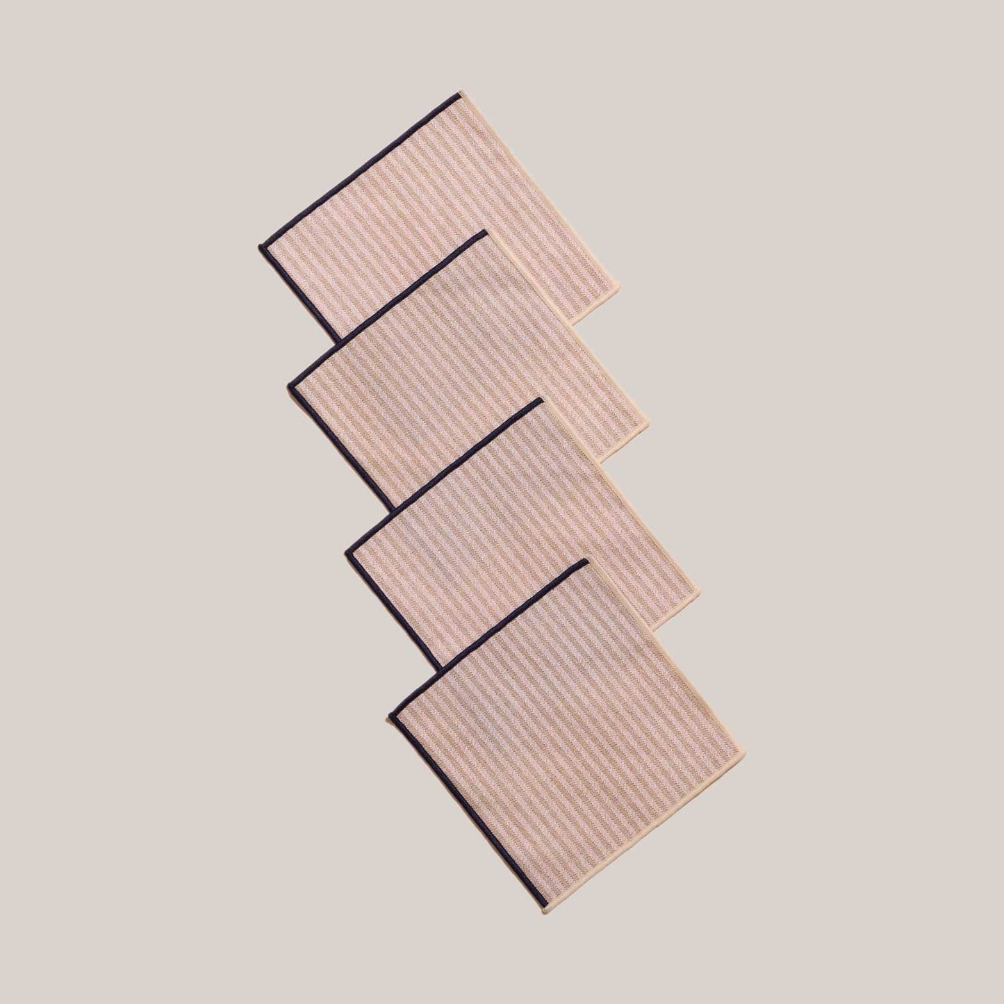 Sandbar Stripe Cocktail Napkins | Set of 4