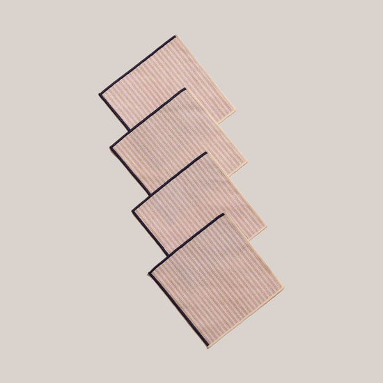 Sandbar Stripe Cocktail Napkins | Set of 4