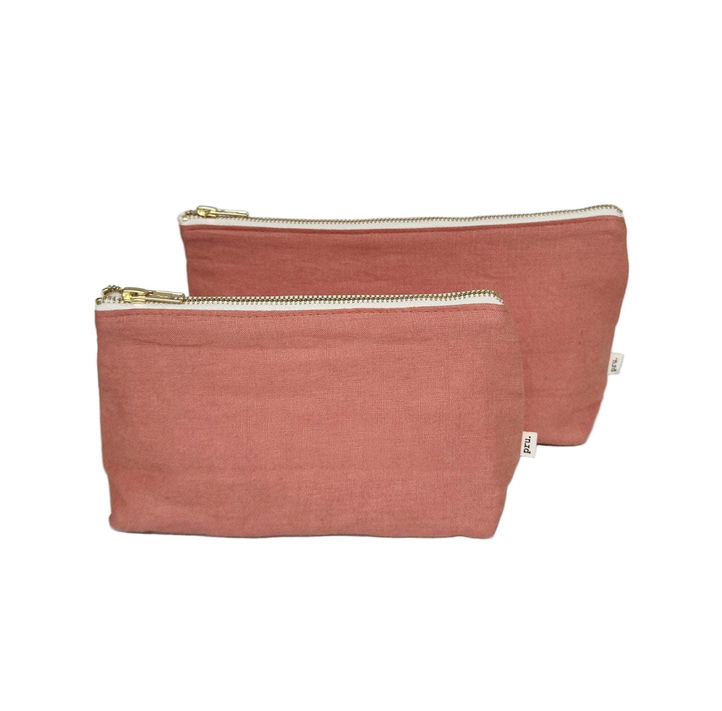 The Linen Pouch Bag - Pink Opal