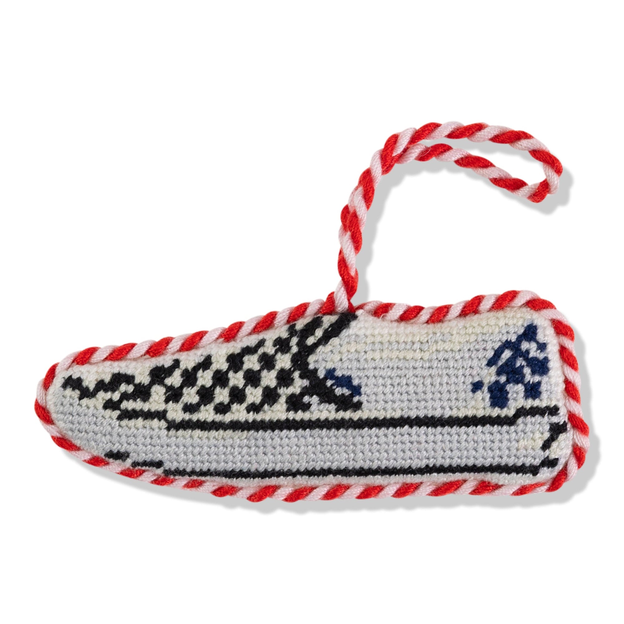 Needlepoint Icon Ornament - Vans