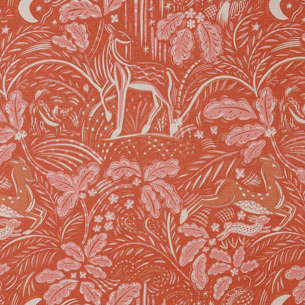 Staffordshire Large Bolster in Rust and Pink
