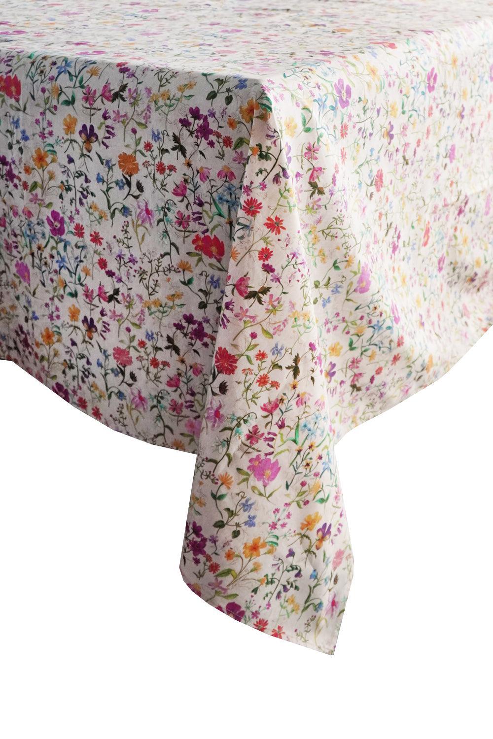 Tablecloth Made With Liberty Fabric Linen Garden
