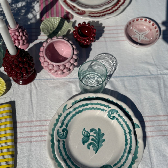 Antica Plate, Green - 20cm