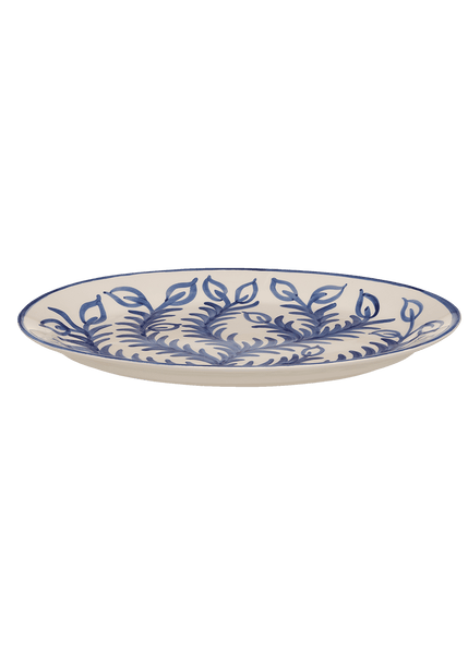 Large Blue Vina Platter