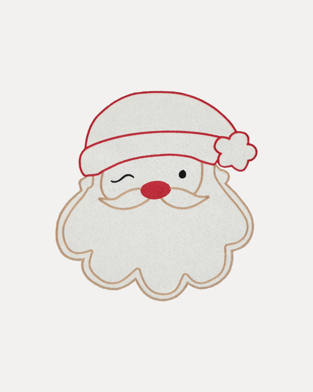 Santa Claus Placemat, Stain-Resistant