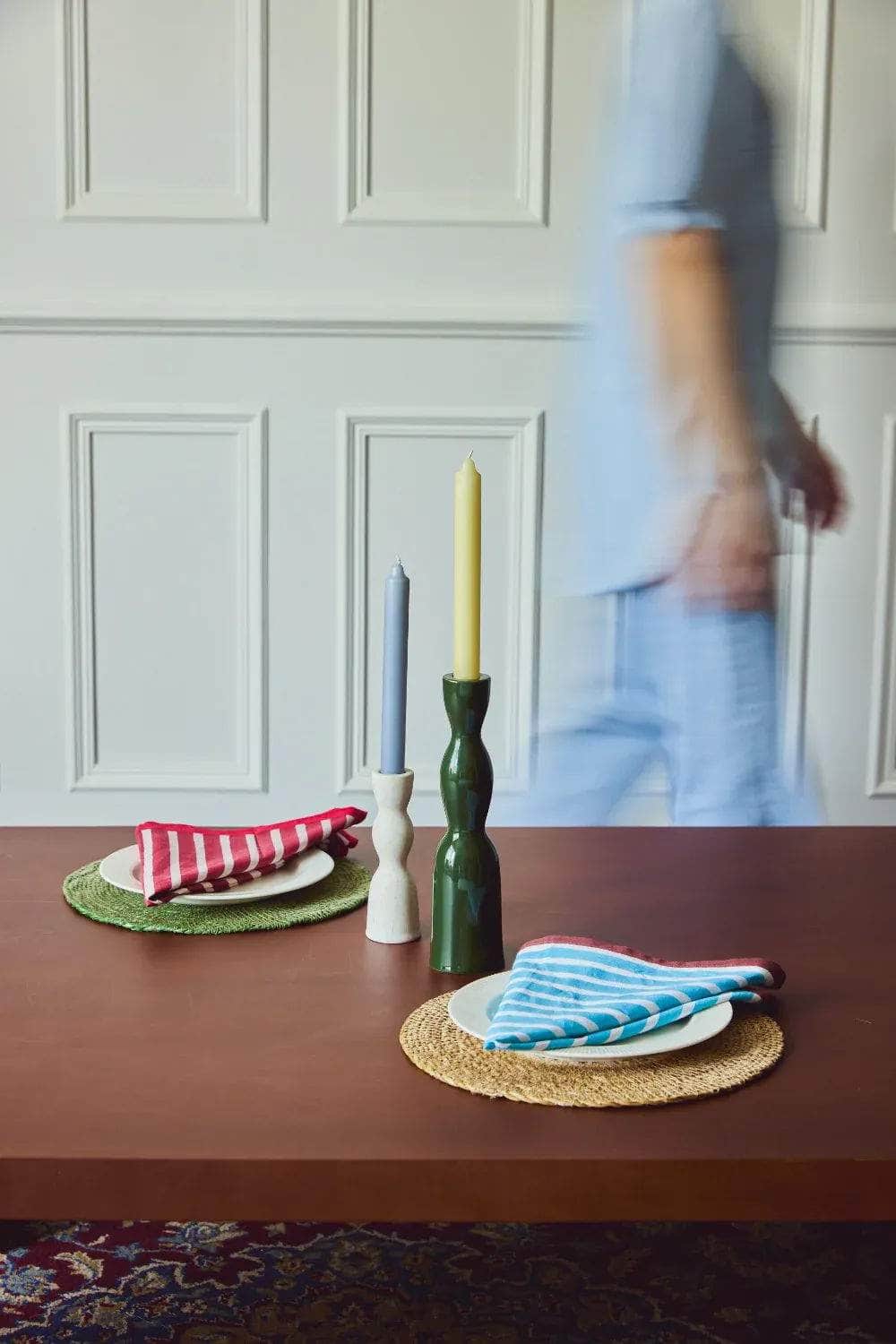 Seagrass Placemats Set of 2 - Red / Bordaux