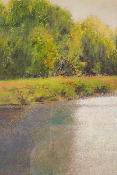 Framed Lake Landscape