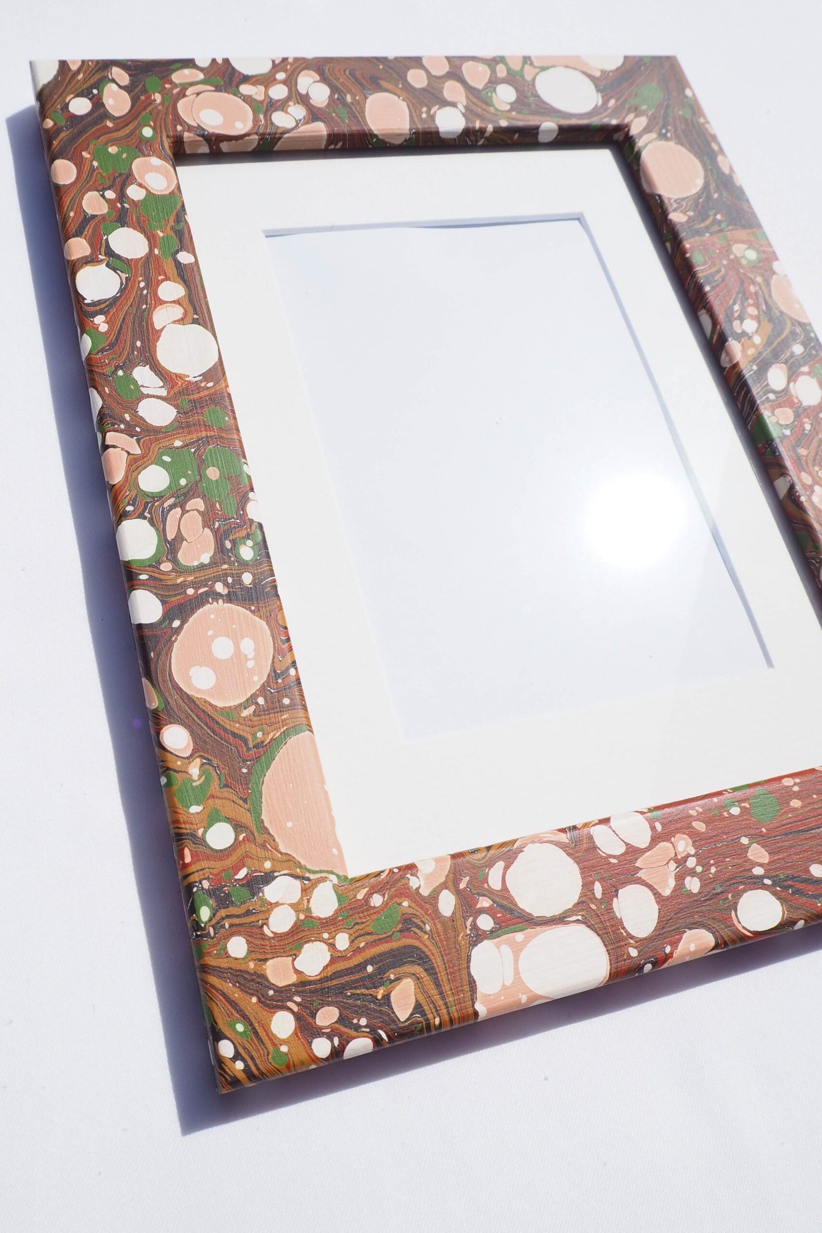 Hand Marbled Igneus A5 Frame