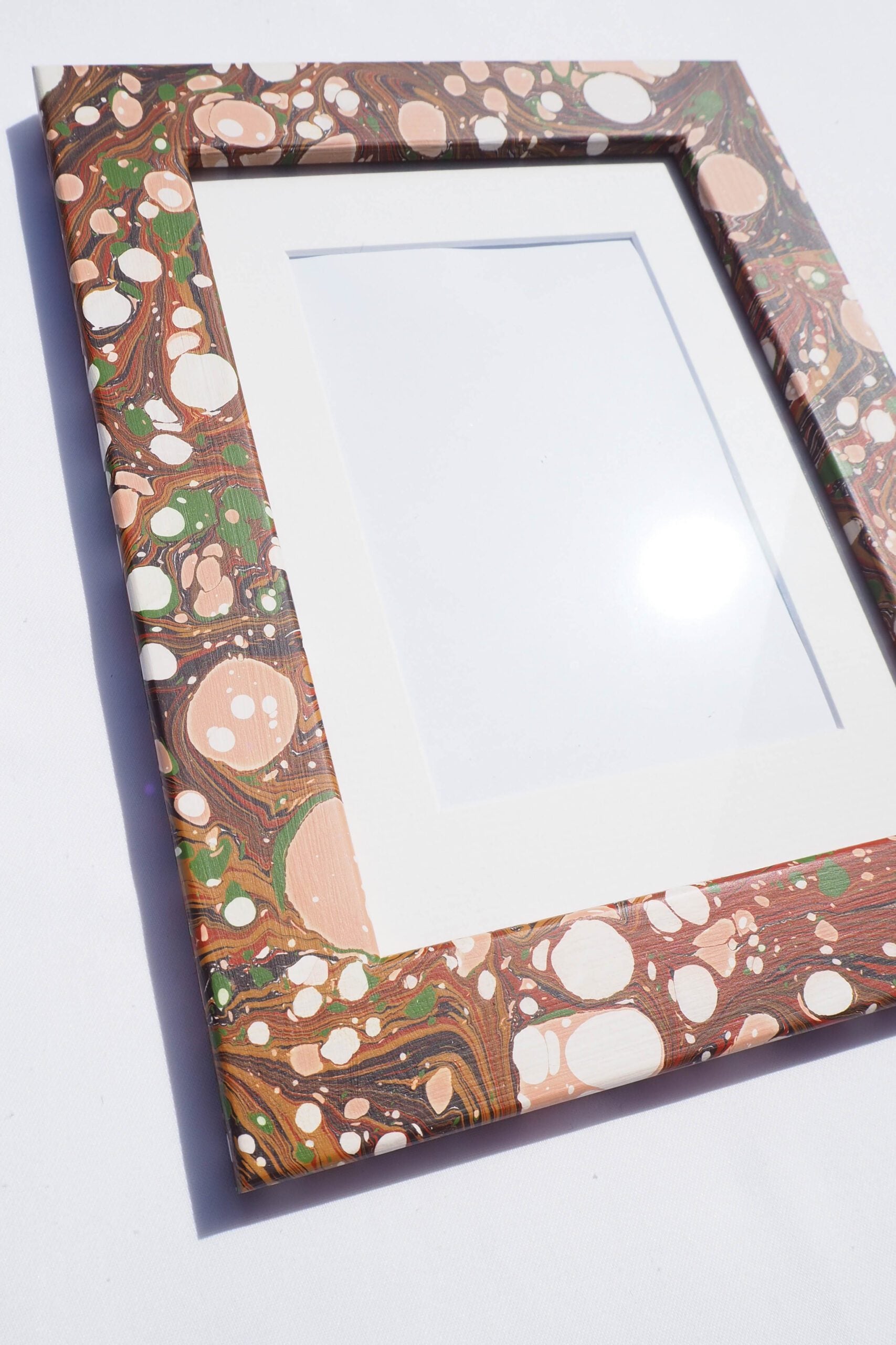 Hand Marbled Igneus A5 Frame