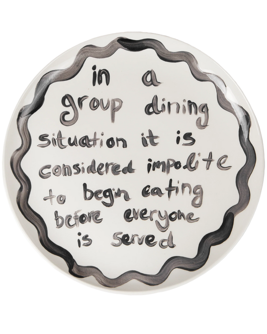 Plate 5 "Group Dining Situation"