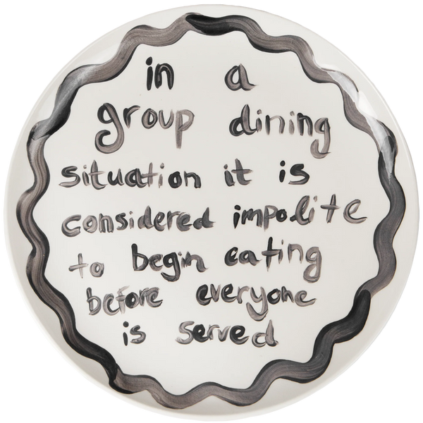 Plate 5 "Group Dining Situation"