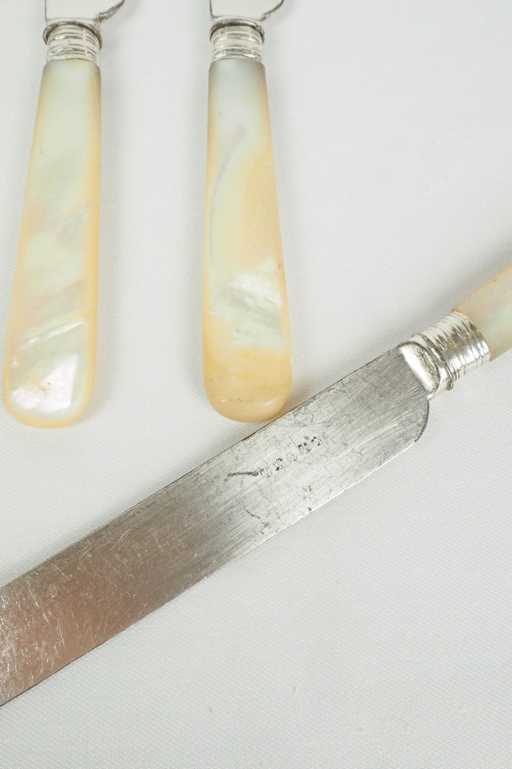 Antique Silver Plate Knives