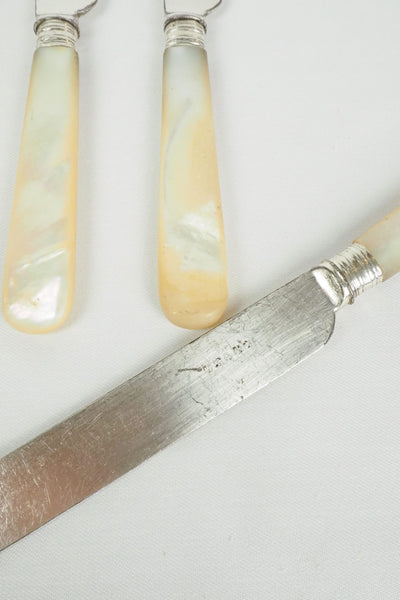 Antique Silver Plate Knives